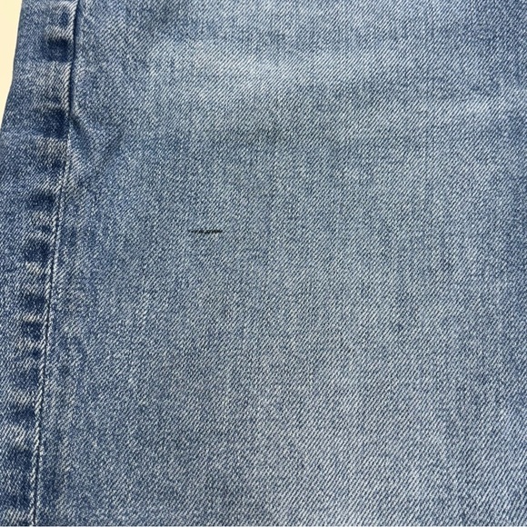 American Eagle Jeans Womens 4 Long Mom Jean Strigid Stretch Distressed Knee Hole - Picture 7 of 7